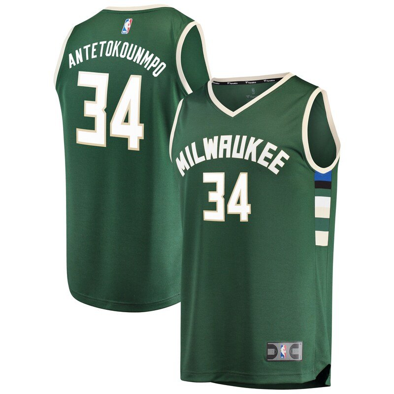 Giannis Antetokounmpo Milwaukee Bucks jersey