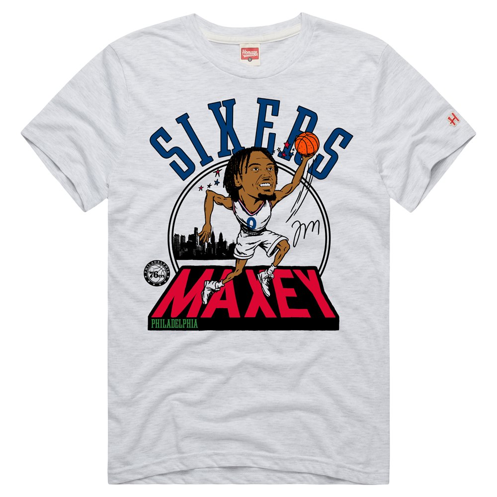 Tyrese Maxey T-Shirts at Fanatics