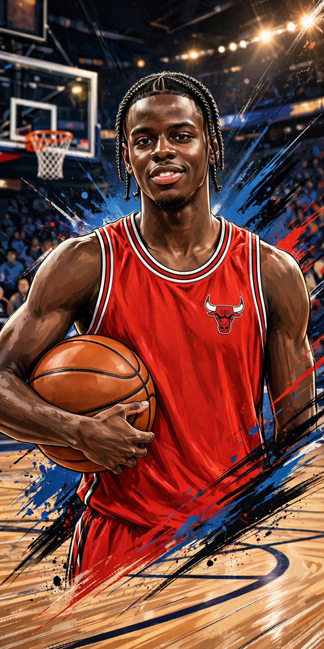 Illustration of Caleb Wilson