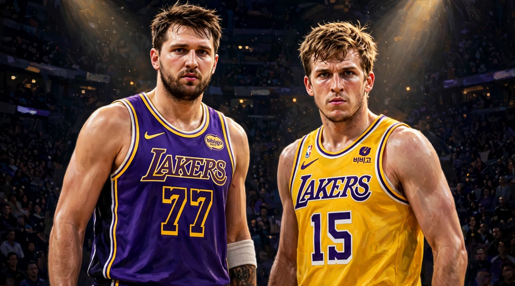 Luka Doncic and Austin Reaves: Los Angeles Lakers stars