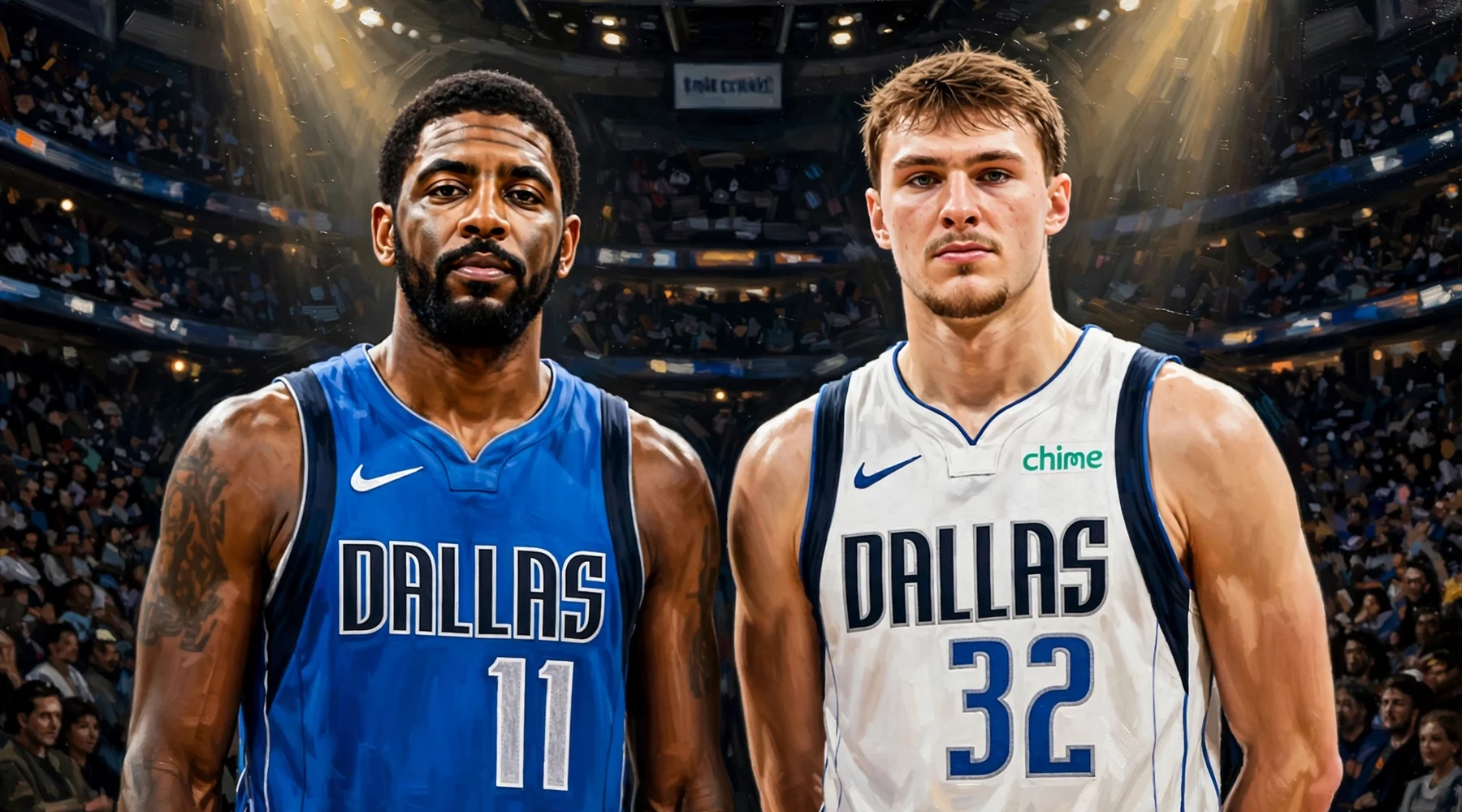 Kyrie Irving and Cooper Flagg: Dallas Mavericks stars